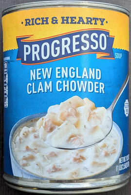 Progresso Rich & Hearty New England Clam Chowder Gluten-Free Canned Soup