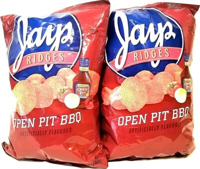 Jays Ridges Potato Chips, Smoky BBQ, 10 Oz Bag