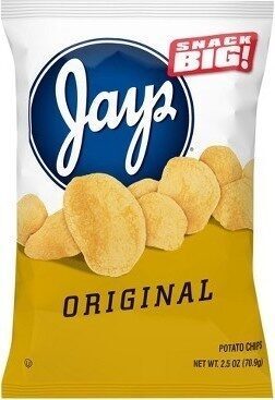 Jays Original Potato Chips, 2.5 oz