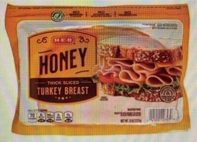 Honey Thick Sliced Turkey Breast, Honey