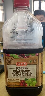 Cranberry White Grape 100% Juice Blend, Cranberry White Grape