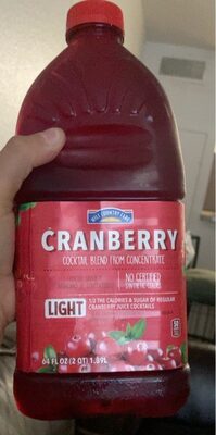 Cranberry Light Cocktail Blend, Cranberry