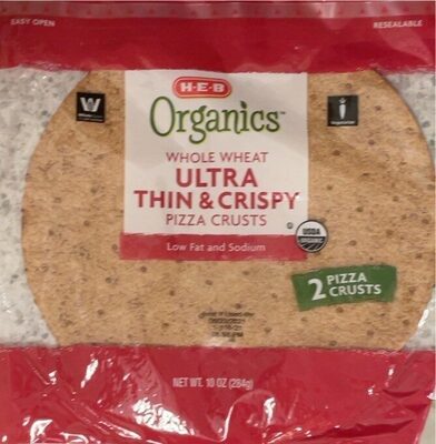 Whole Wheat Ultra Thin & Crispy Pizza Crusts, Whole Wheat