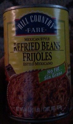 Mexican Style Refried Beans, Mexican Style