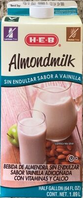 Unsweetened Vanilla Almondmilk, Unsweetened Vanilla