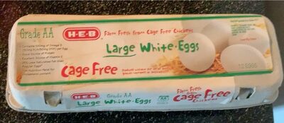 Grade Aa Cage Free Large White Eggs