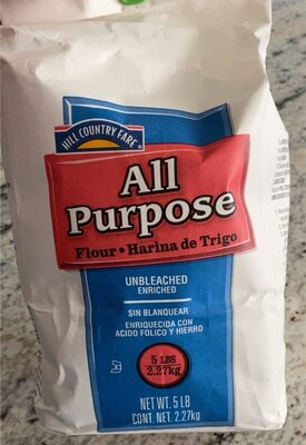 Unbleached, Enriched All Purpose Flour