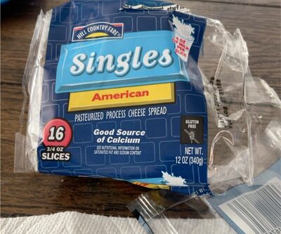 American Pasteurized Process Cheese Product Singles, American