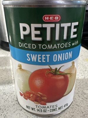Petite Diced Tomatoes With Sweet Onion, Sweet Onion
