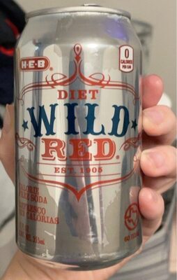 Diet Wild Red Calorie Free Soda, Wild Red