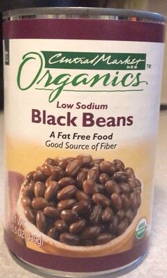 Black Low Sodium Beans, Black