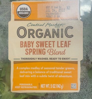 Baby Sweet Leaf Spring Organic Blend, Baby Sweet Leaf Spring