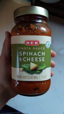 Spinach & Cheese Pasta Sauce, Spinach & Cheese