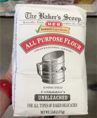 The Baker's Scoop, Enriched Unbleached All Purpose Flour