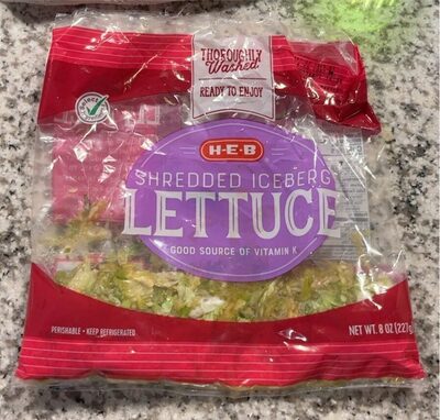 Iceberg Shredded Lettuce, Iceberg