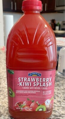 Strawberry-Kiwi Splash Flavored Beverage Of 4 Juices, Strawberry-Kiwi Splash