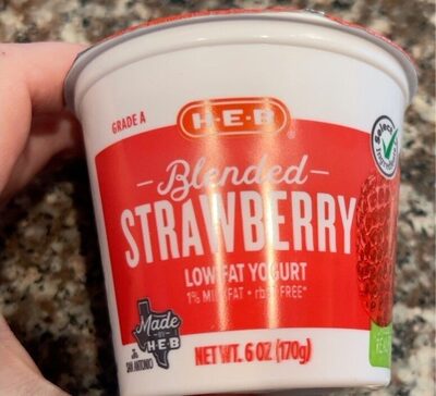 Strawberry Blended Low Fat Yogurt, Strawberry