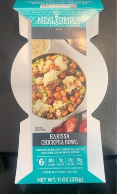 Harissa Chickpea Mediterranean Recipe Marinated Chickpeas With Turmeric Rice, Roasted Cauliflower & Creamy Harissa Dressing Bowl, Harissa Chickpea