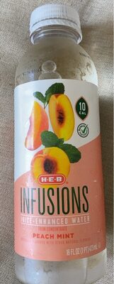 Peach Mint Infusions Juice-Enhanced Water, Peach Mint