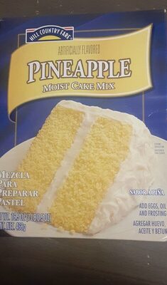 Pineapple Moist Cake Mix, Pineapple