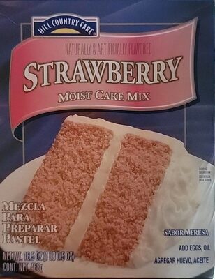 Strawberry Moist Cake Mix, Strawberry