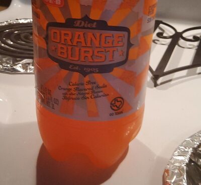 Orange Burst Diet Soda, Orange Burst