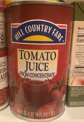 Tomato Juice From Concentrate