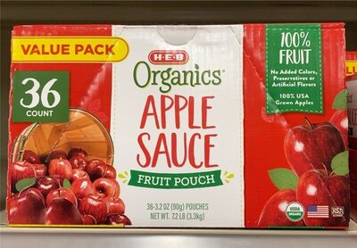 Applesauce Fruit Pouch, Applesauce