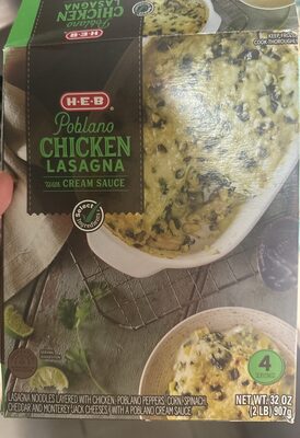 Chicken Poblano With Cream Sauce Tender Lasagna Noodles Layered With Chicken, Poblano Peppers, Corn, Spinach, Cheddar And Monterey Jack Cheeses, With A Creamy Poblano Sauce, Chicken Poblano With Cream Sauce