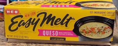 Salsa Queso With Tomatoes, Jalapeno Peppers & Onions Pasteurized Process Cheese Spread, Salsa Queso
