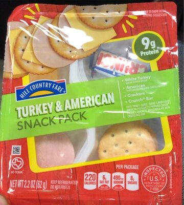 Turkey & American Snack Pack, Turkey & American