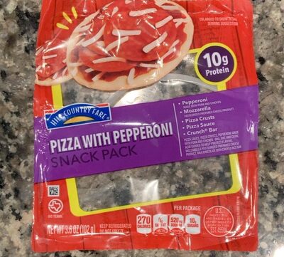 Pizza With Pepperoni Snack Pack, Pizza With Pepperoni