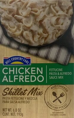 Chicken Alfredo Fettucine Pasta & Alfredo Sauce Skillet Mix, Chicken Alfredo