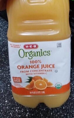 Orange 100% Juice, Orange