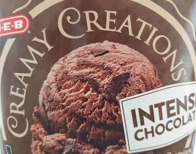 Creamy Creations, Intense Chocolate Premium Ice Cream, Intense Chocolate