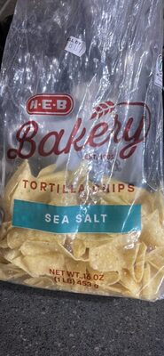 Sea Salt Flavored Tortilla Chips, Sea Salt