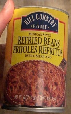 Mexican Style Refried Beans, Mexican Style