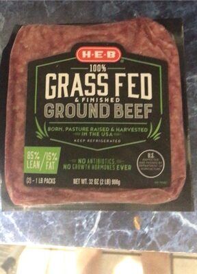 85% Lean/15% Fat 100% Grass Fed & Finished Ground Beef