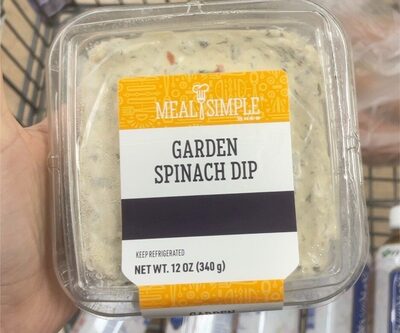 Garden Spinach Dip, Garden Spinach