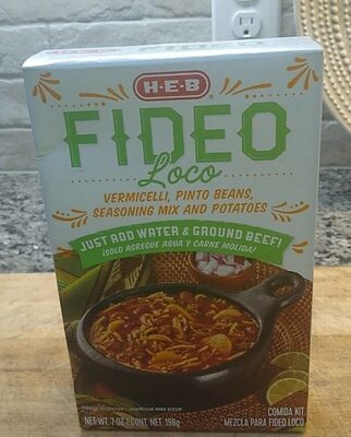 Fideo Loco Vermicelli, Pinto Beans, Seasoning Mix And Potatoes Comida Kit, Fideo Loco