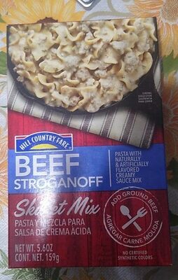 Beef Stroganoff Pasta With Flavored Creamy Sauce Skillet Mix, Beef Stroganoff