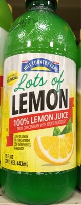 Lemon Juice, Lemon