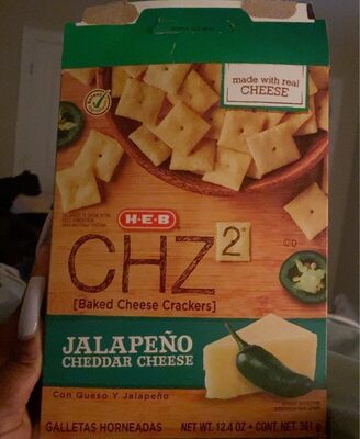 Jalapeno Cheddar Cheese Baked Cheese Crackers, Jalapeno Cheddar Cheese
