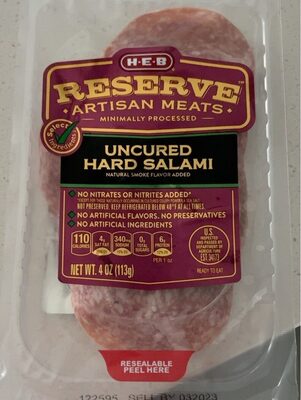 Reserve, Uncured Hard Salami, Uncured Hard