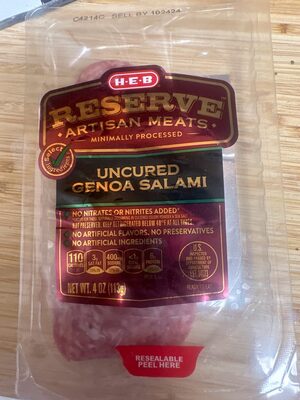 Reserve, Uncured Genoa Salami, Uncured Genoa