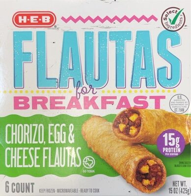 Chorizo, Egg & Cheese Flautas For Breakfast, Chorizo, Egg & Cheese
