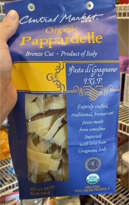 Organic Macaroni Product, Bronze Cut Pappardelle