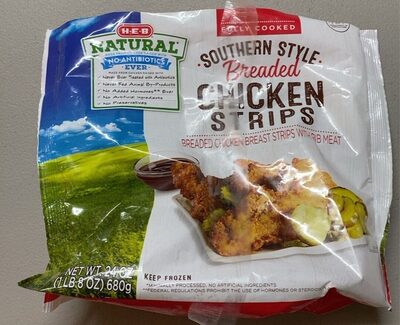 Southern Style Breaded Chicken Strips, Southern Style