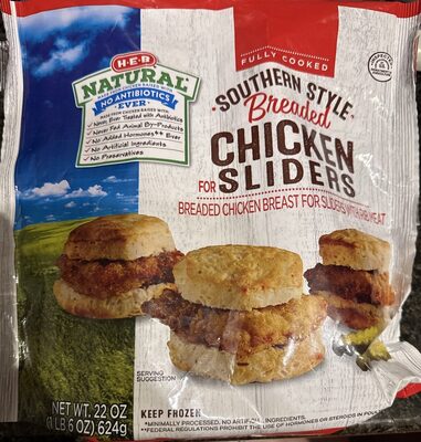 Southern Style Breaded Chicken Sliders, Southern Style