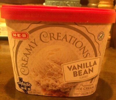 Creamy Creations, Vanilla Bean Premium Ice Cream, Vanilla Bean